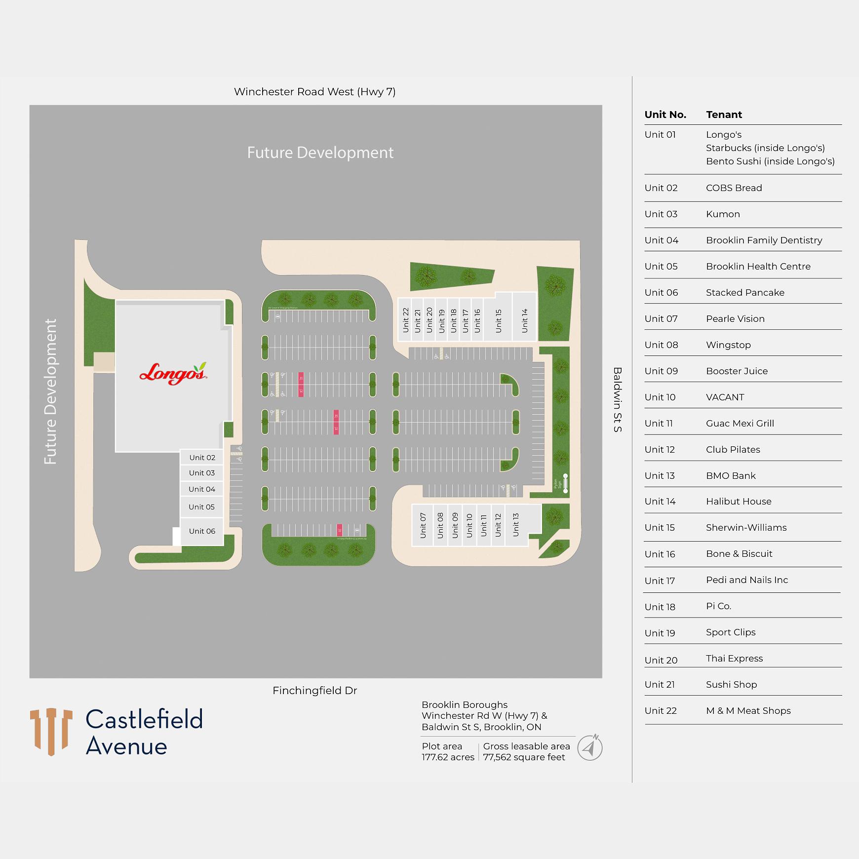 Brooklin Boroughs site plan